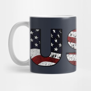 USA patriotic fourth of July artwork Mug